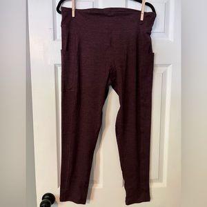 Maroon leggings